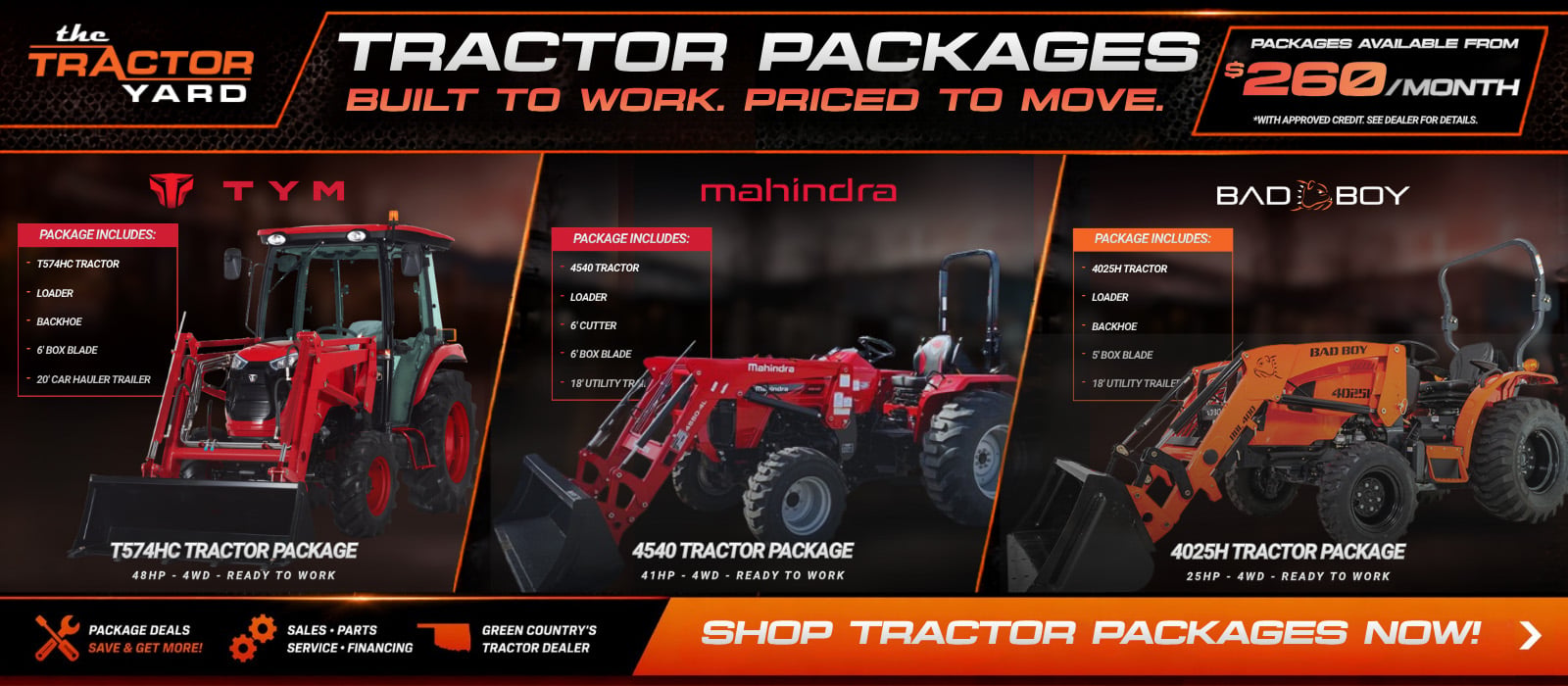 package deals slide